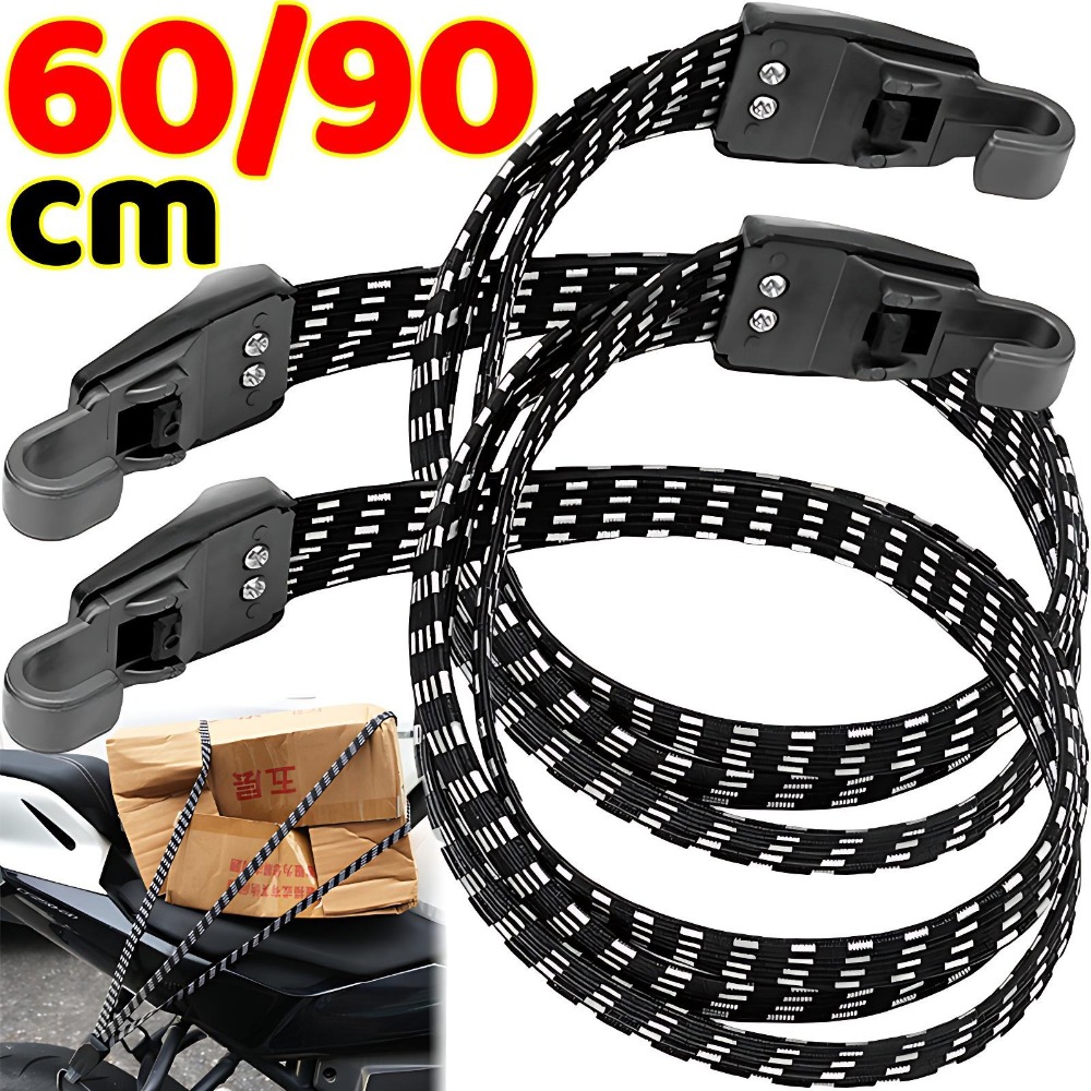 Mountain Biking Fanny Pack - Corda Elástica para Bagagem de Bicicleta,
