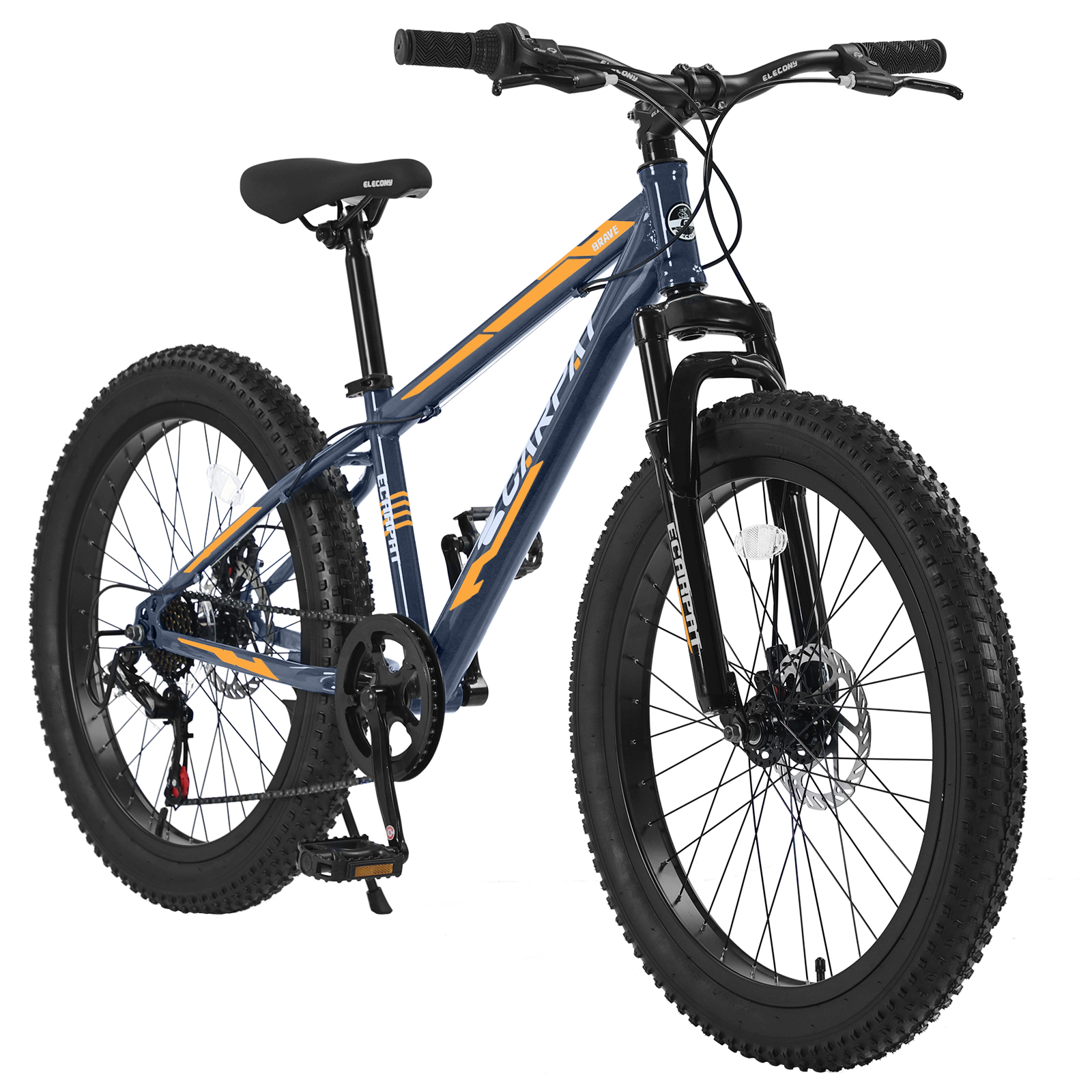 Mountain Biking Youth - Bicicleta Infantil com 7 Velocidades, Bicicleta