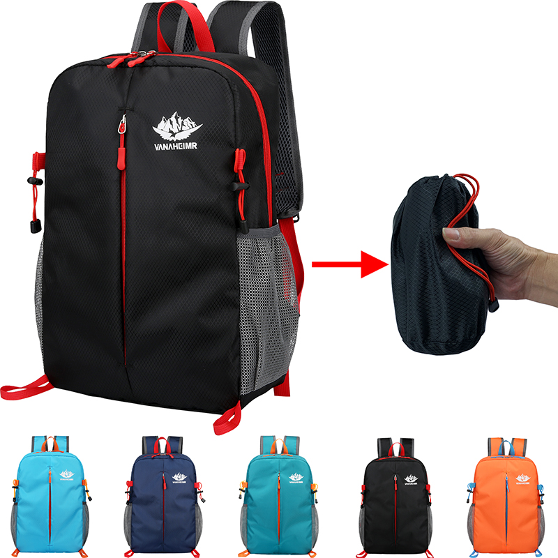 Mountain Biking Backpack - 15l pacote de dia portátil dobrável