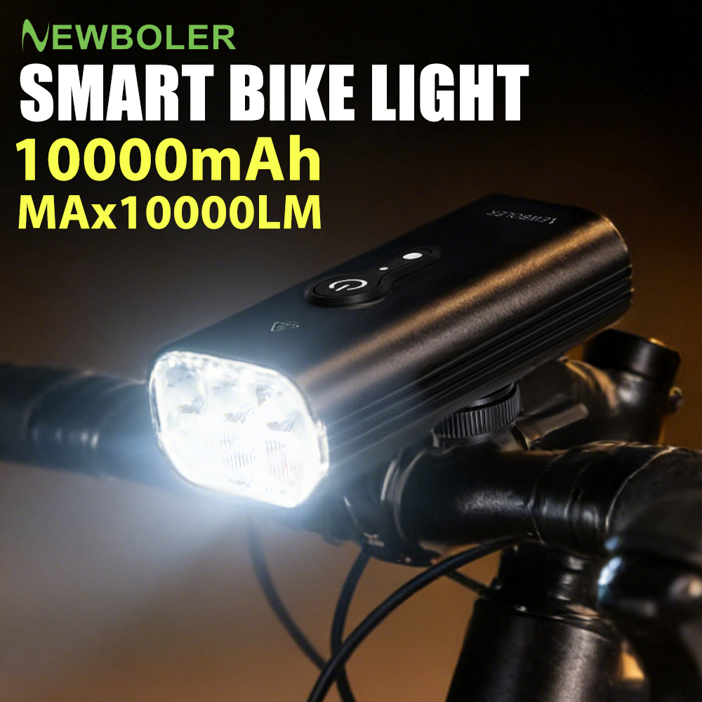 Mountain Biking Backpack - Lanterna Inteligente para Bicicleta NEWBOLER 10000mAh,