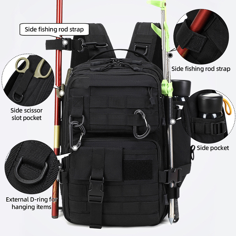 Mountain Biking Backpack - Mochila Tática de Camping Grande para