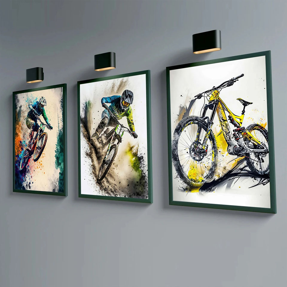 Mountain Biking Pictures - Mountain bike esportes arte da parede