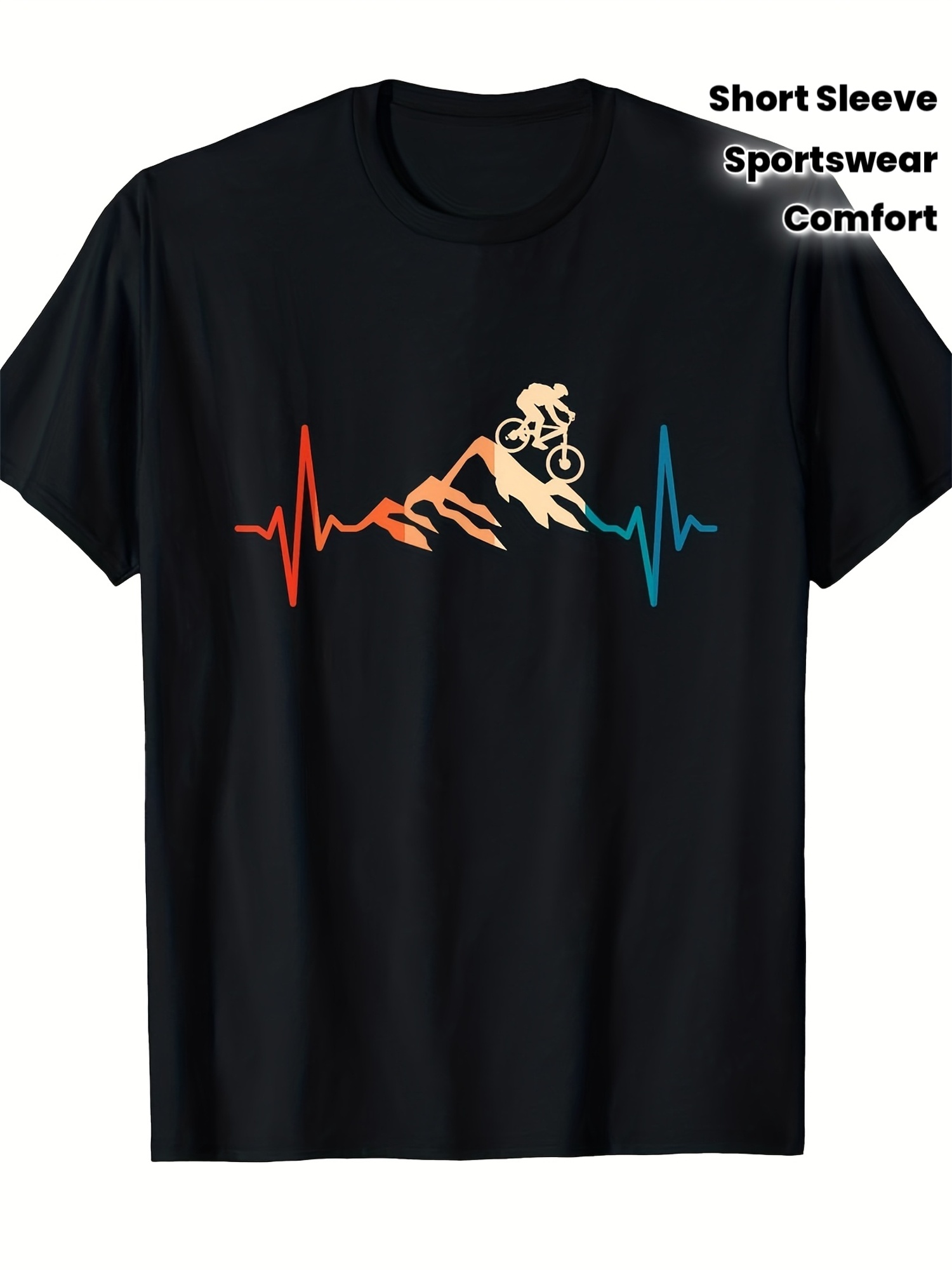 Mountain Biking Gifts - Camiseta masculina com estampa de bicicleta