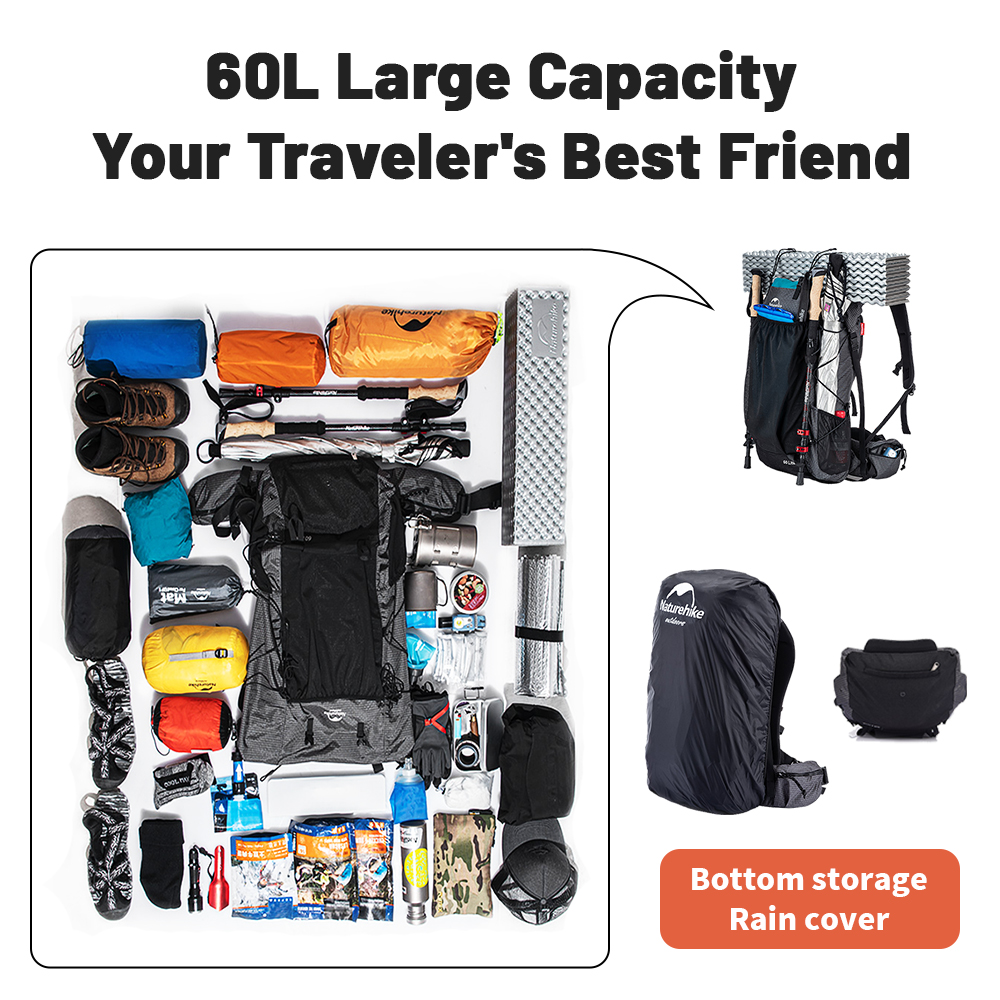 Naturehike mochila de acampame - Mountain Biking Backpack avaliação e preço