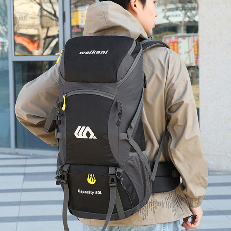 50l mochila de viagem acampame - Mountain Biking Backpack avaliação e preço