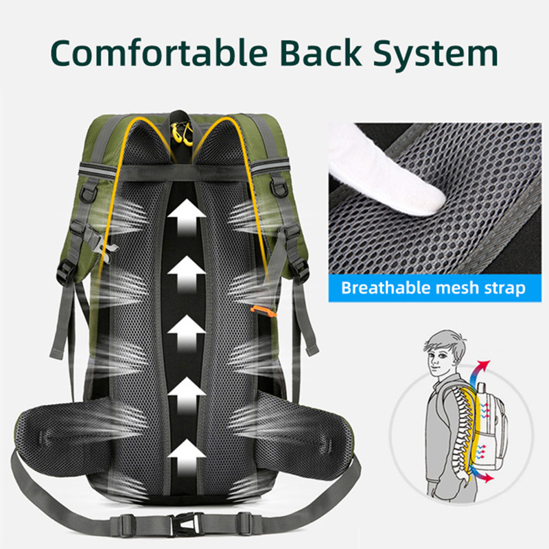 50l mochila de viagem acampame - Mountain Biking Backpack avaliação e preço