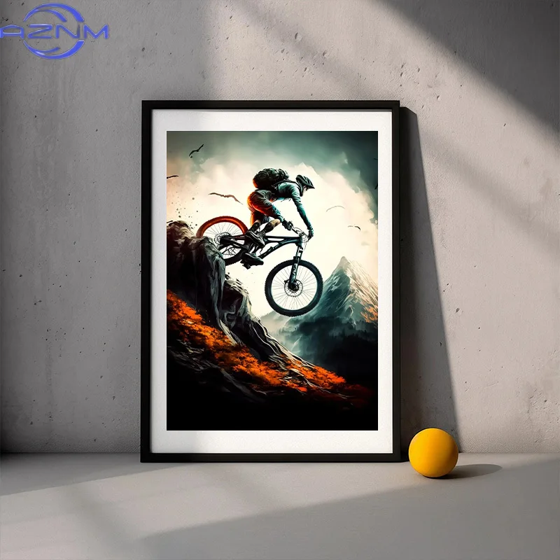 Pôsteres e Impressões Modernas - Mountain Biking Pictures avaliação e preço