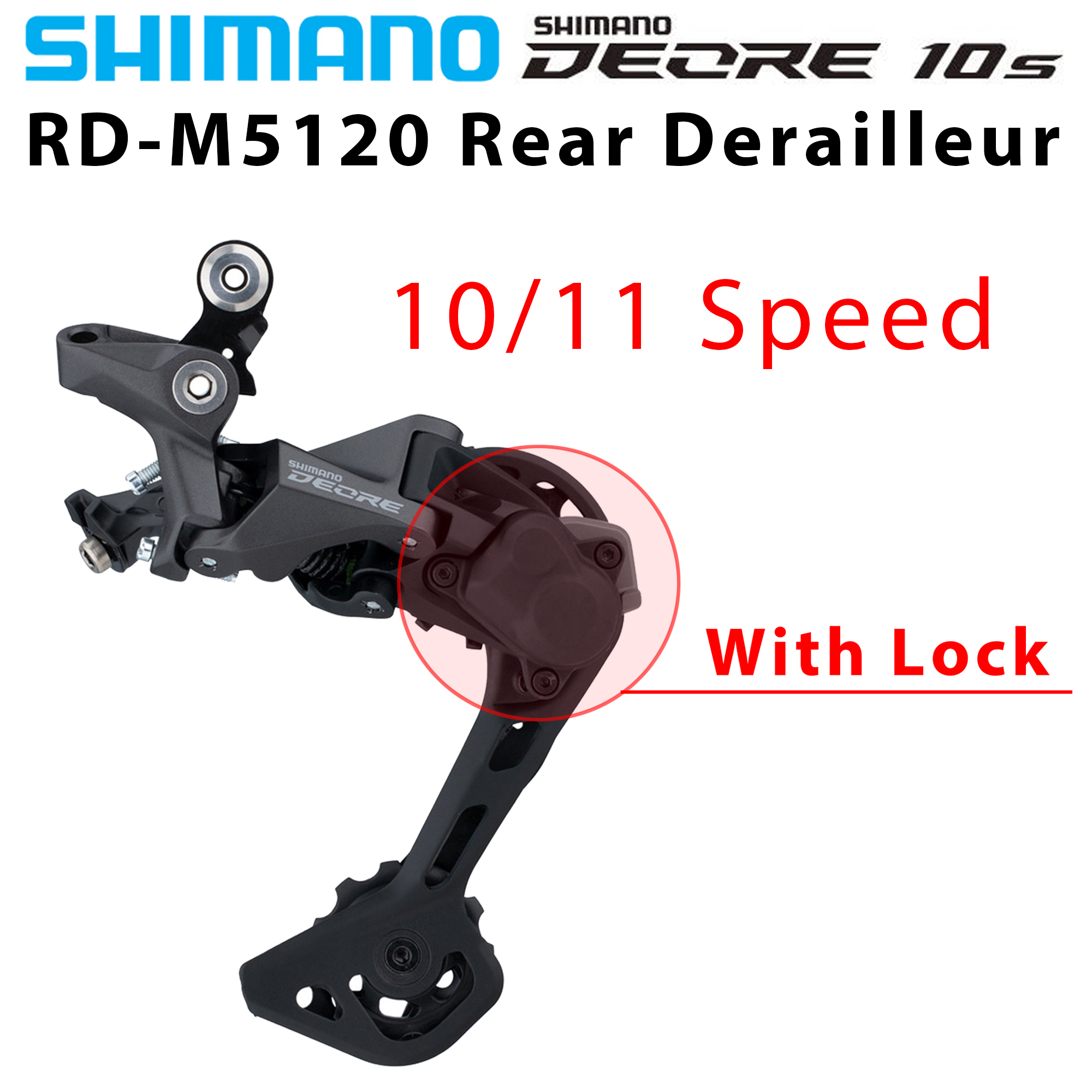 Shimano deore m5120 m4120 m310 - Rear Derailleur Shadow avaliação e preço