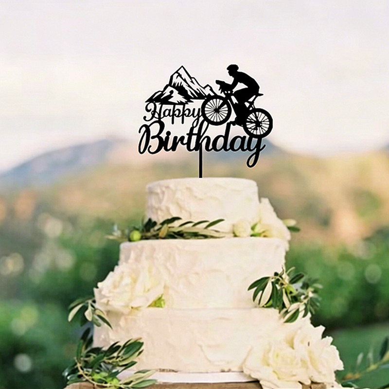 Topo de bolo personalizado par - Mountain Biking Events avaliação e preço